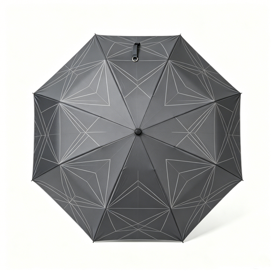 Geometric Grey Umbrella