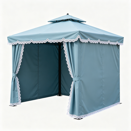 Blue Lace Gazebo Canopy
