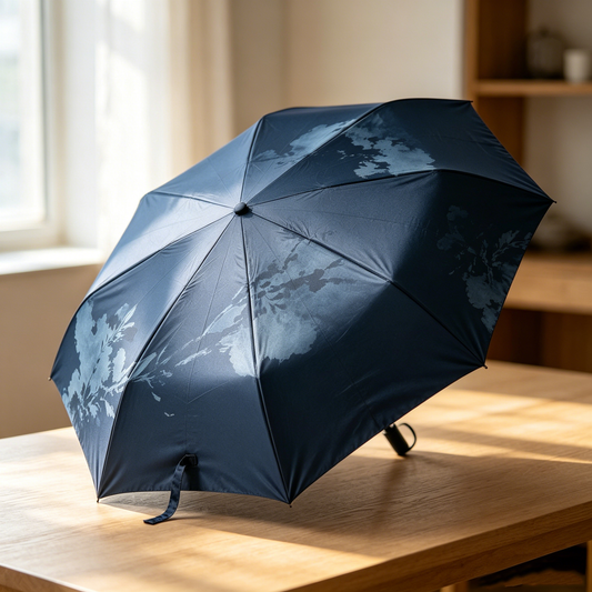 Indigo Ink Wash Umbrella