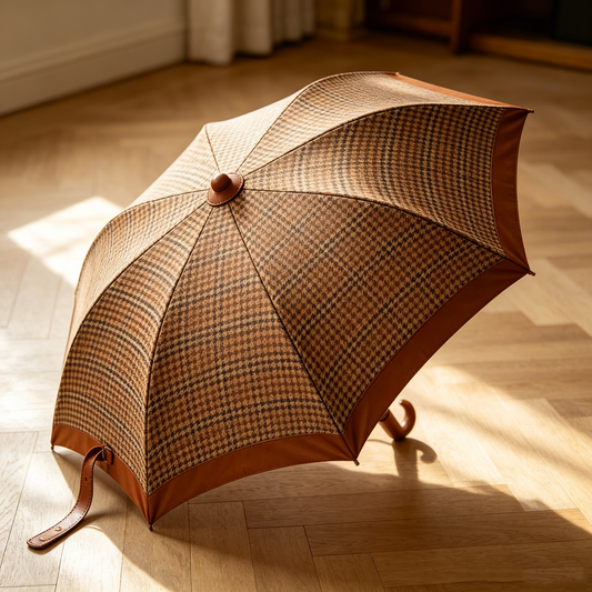 Vintage Plaid Umbrella