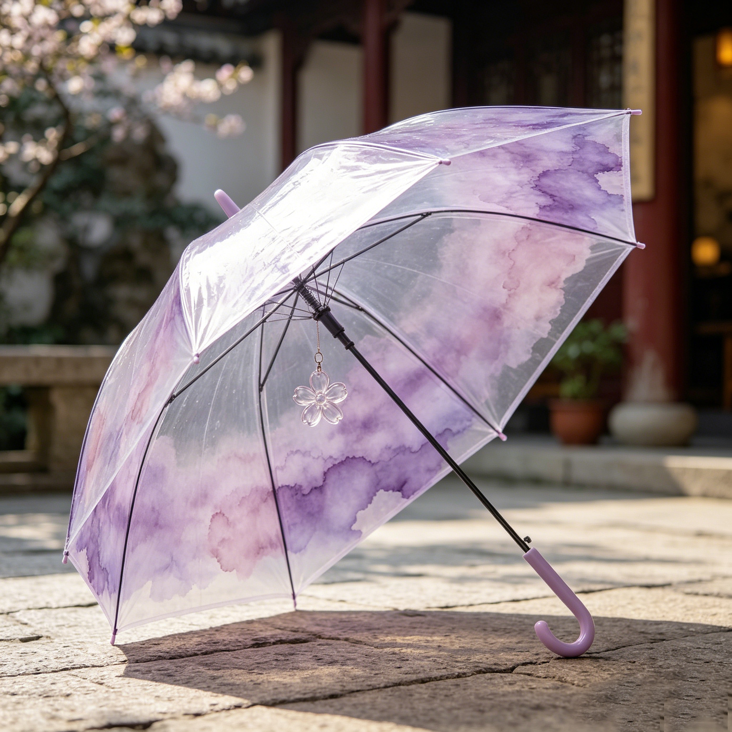 Purple Watercolor Umbrella