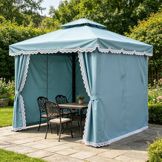 Blue Lace Gazebo Canopy