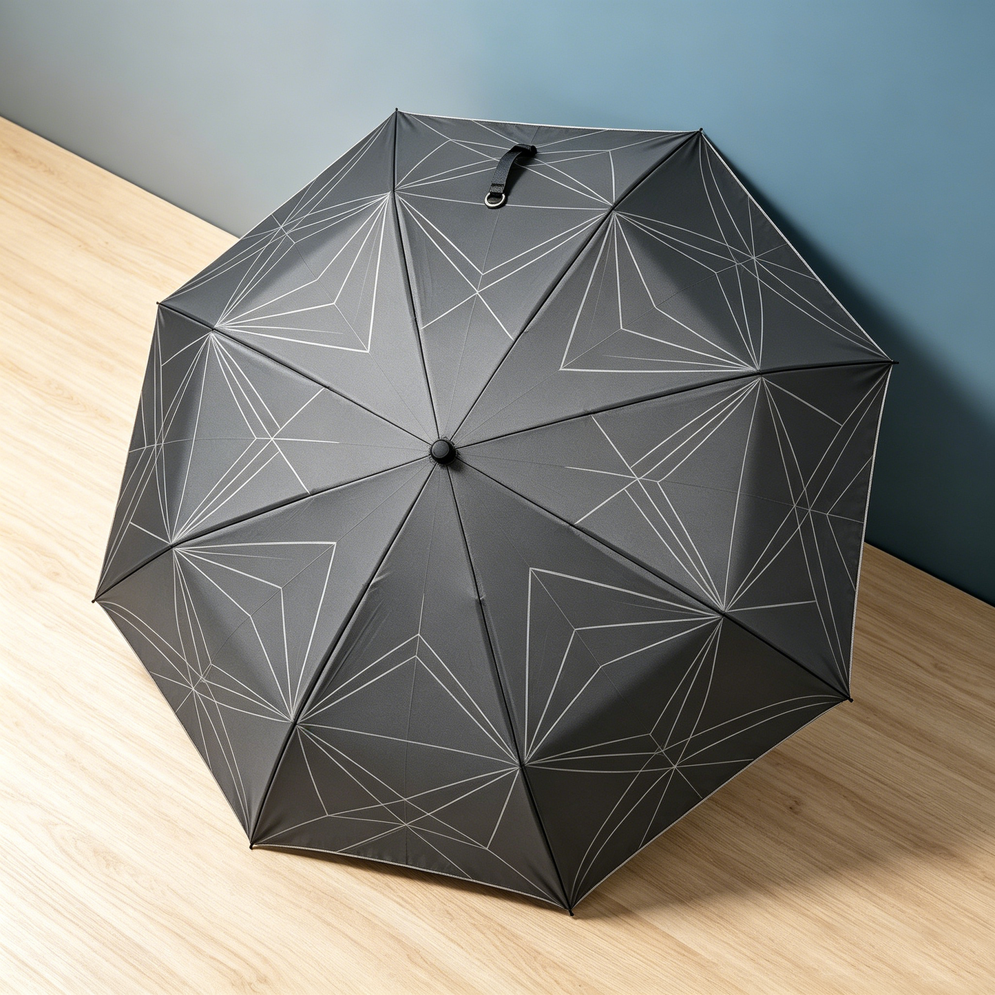 Geometric Grey Umbrella